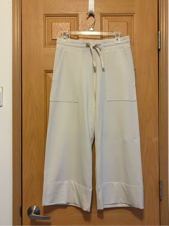 Quince Pants - Quince NWT Woman’s Size Small SuperSoft Cropped Wide-Leg Drawstring Lounge Pants